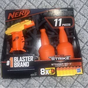 SALE Nerf Alpha Strike Stinger SO-1 Targeting Set - 11 Pieces Toy Gun